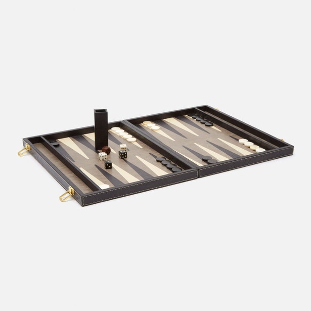 Grantham Backgammon Set (Grey)