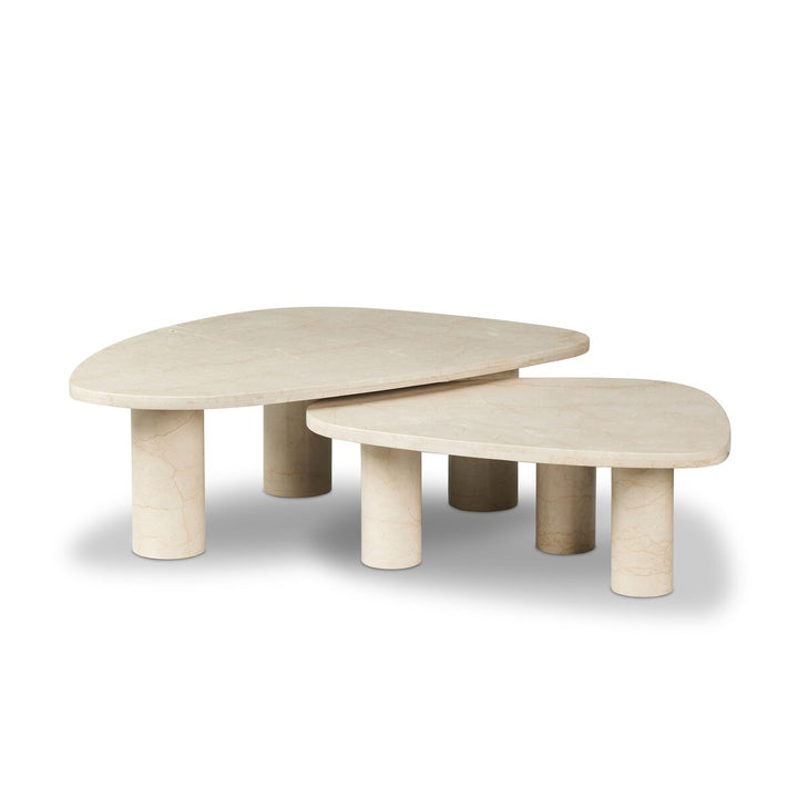 MARBLE NESTING TABLE SET