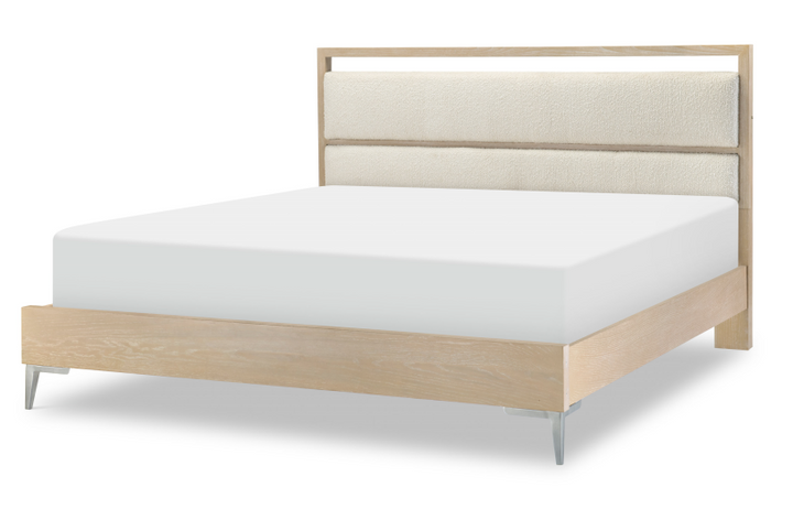 BISCAYNE UPHOLSTERED PANEL KING BED