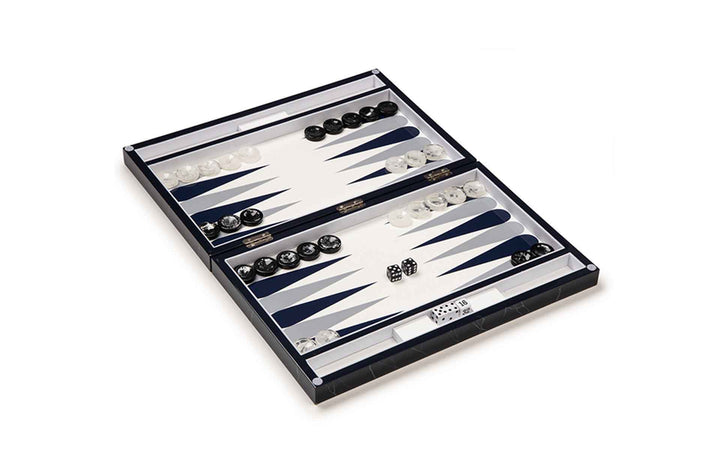 Marble Lacquer Backgammon Set