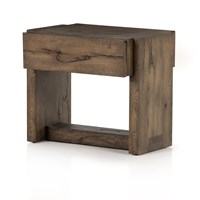 PERRIN NIGHTSTAND-RUSTIC FAWN