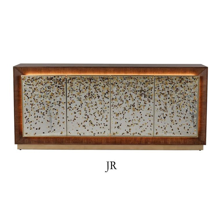 MACALLAN 4 DOOR LIGHTED CREDENZA