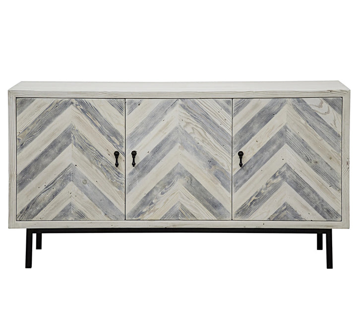 RECLAIMED LUMBER 3 DOOR SIDEBOARD