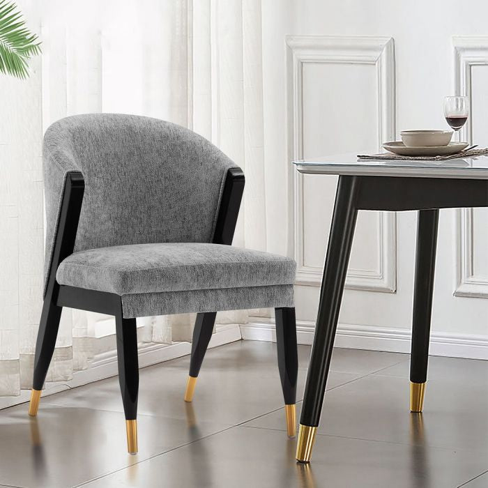 CHENILLE DINING CHAIR