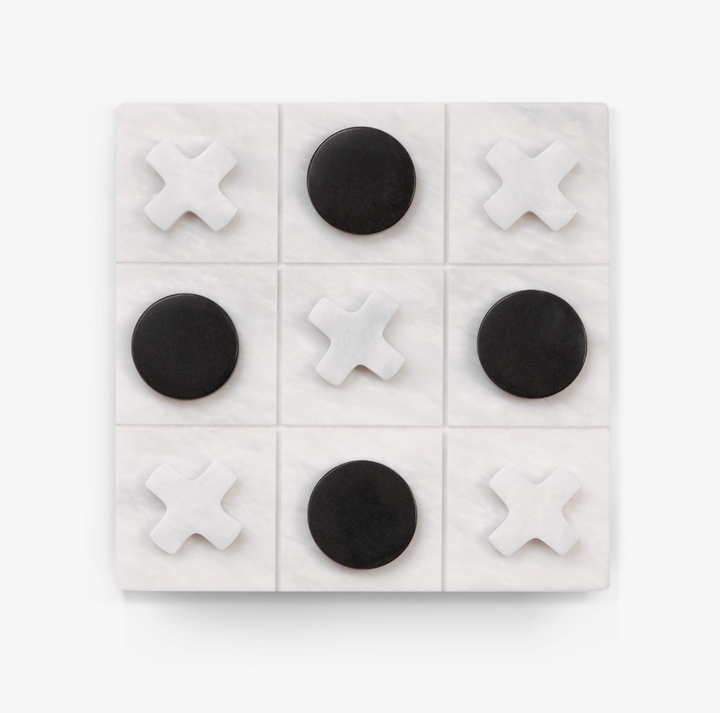 Marble Tic Tac Toe Set