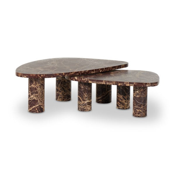 MARBLE NESTING TABLE SET