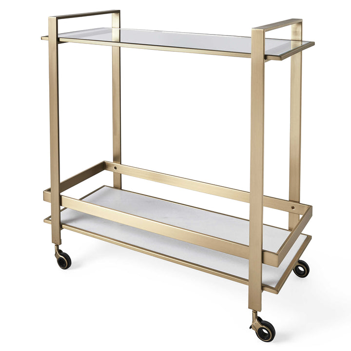 ROLL ALONG BAR CART